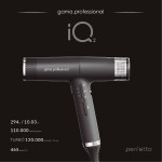 Gama IQ2 professzionális hajszárító, fekete PH6075BK Gama hajszárító